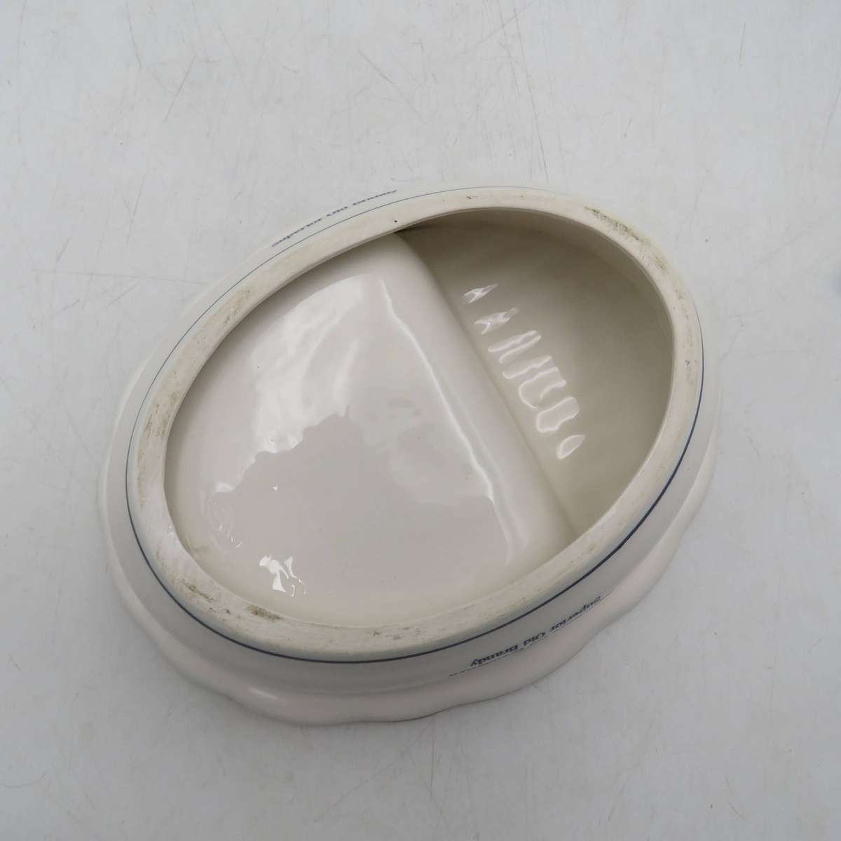 Vintage Paarl Rock Brandy porcelain shaving bowl