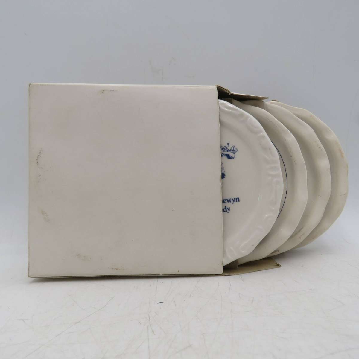 Vintage set of 4 Paarl Rock Brandy coasters in box