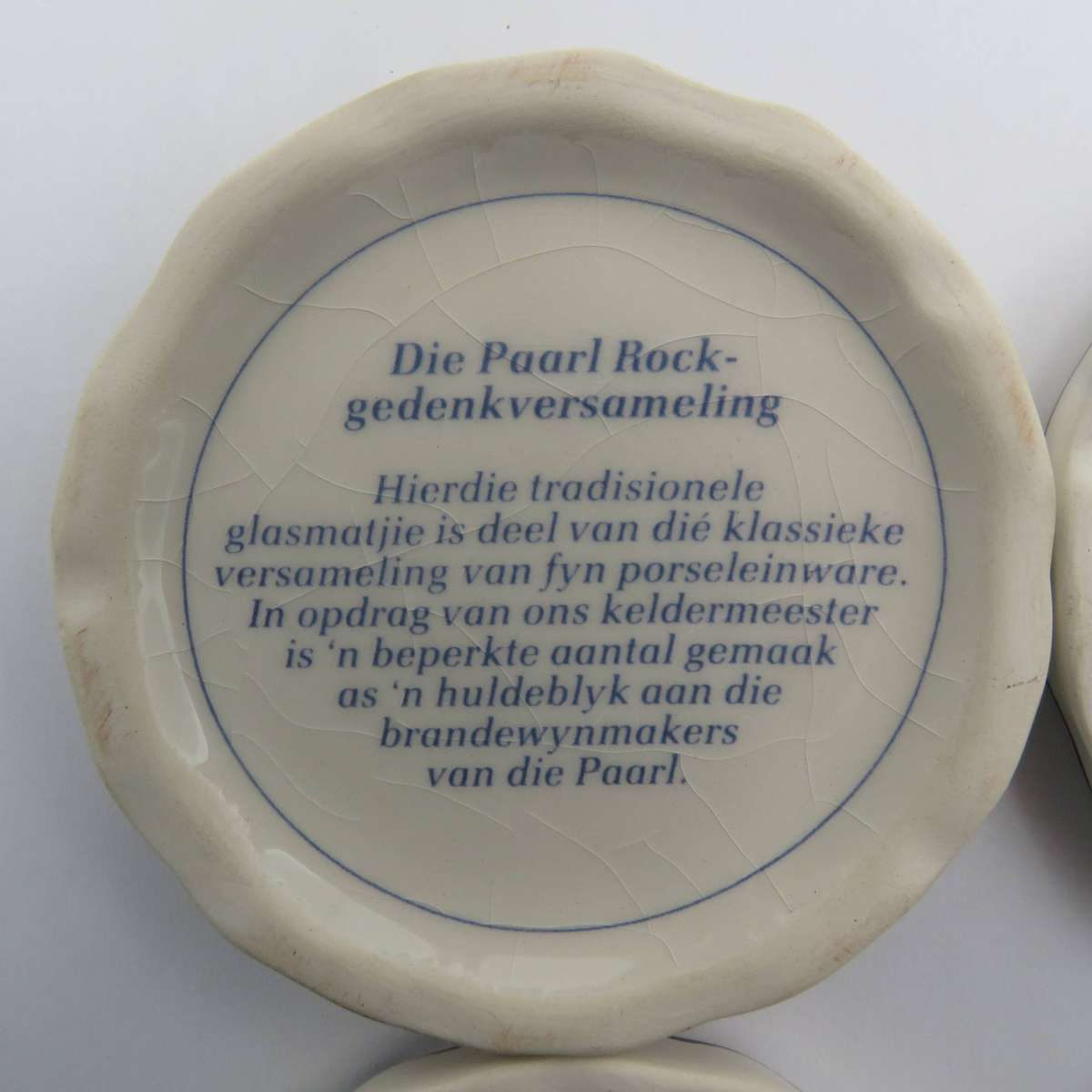 Vintage set of 4 Paarl Rock Brandy coasters in box