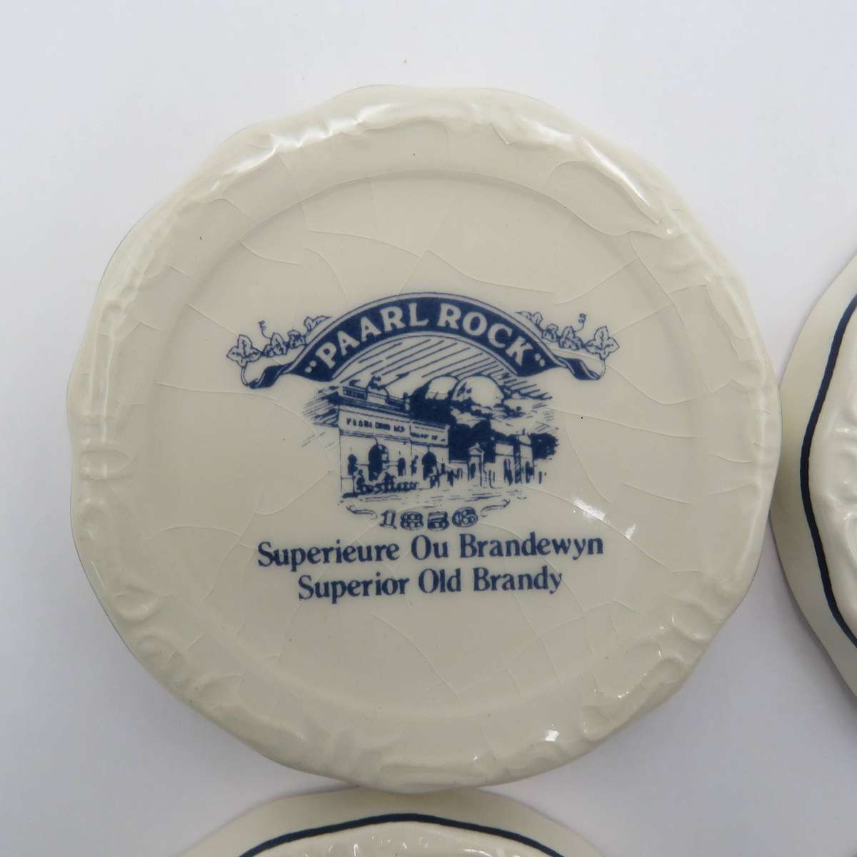 Vintage set of 4 Paarl Rock Brandy coasters in box