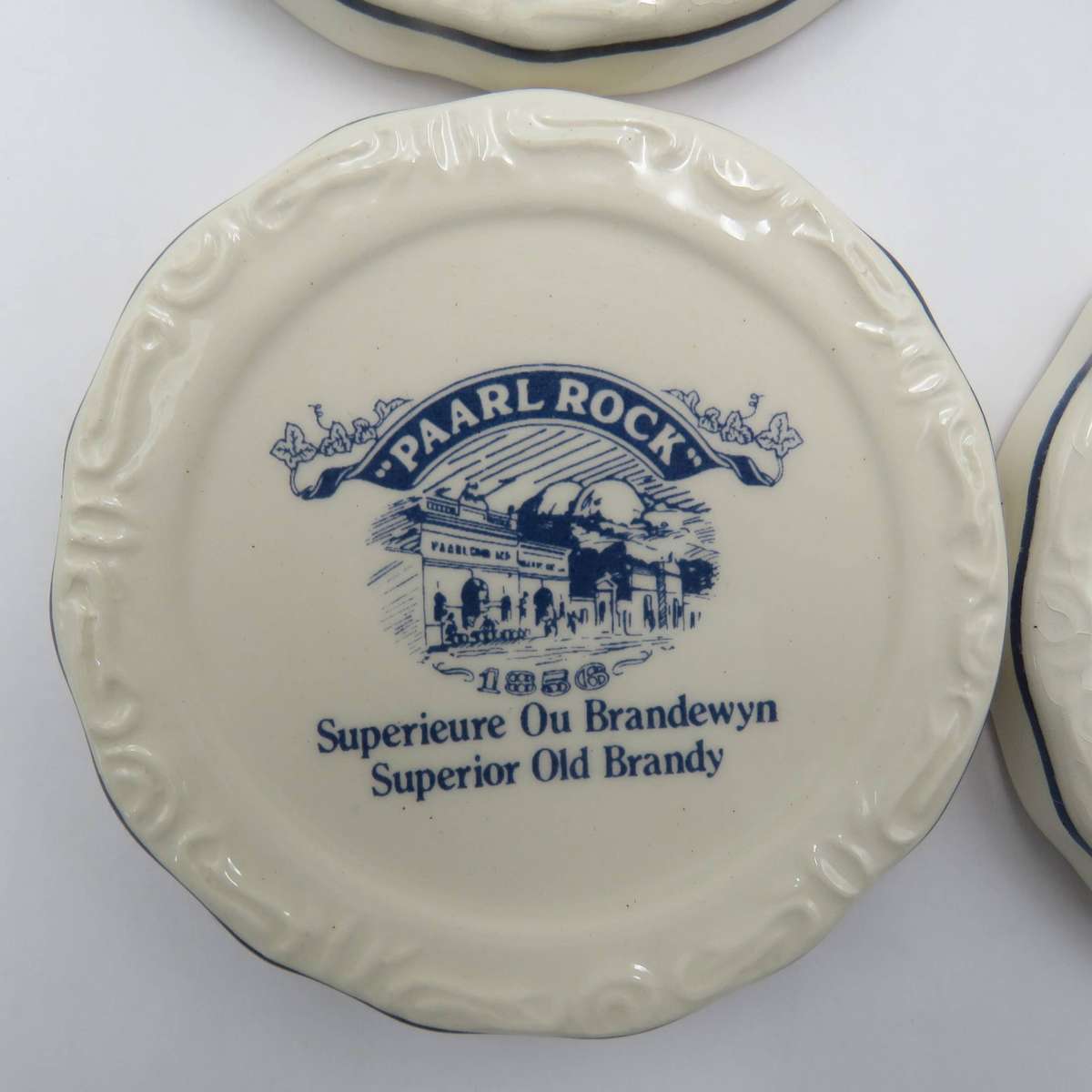 Vintage set of 4 Paarl Rock Brandy coasters in box