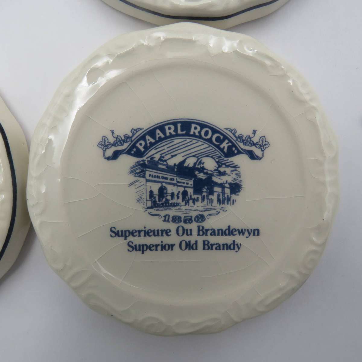 Vintage set of 4 Paarl Rock Brandy coasters in box