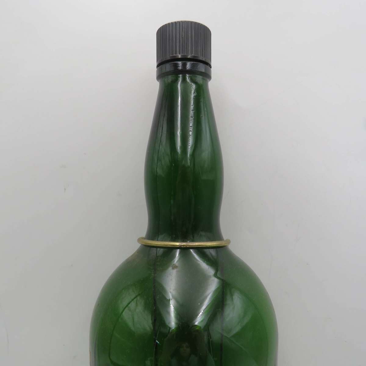 Clan Campbell Scotch Whisky 4.5lt glass bottle on tipping stand - Empty
