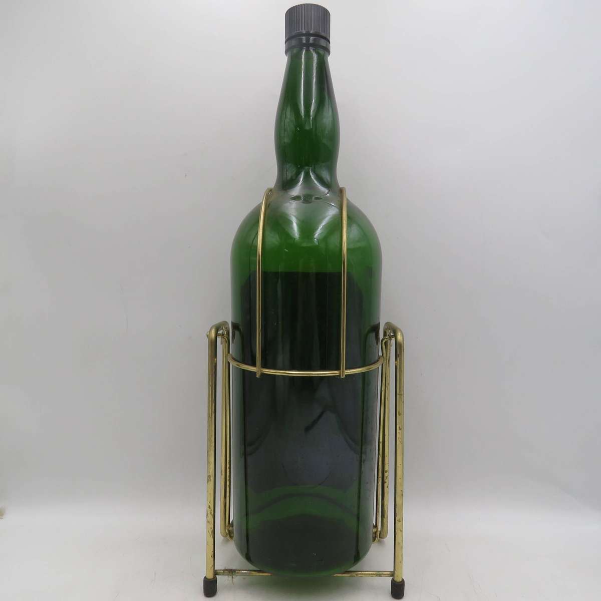 Clan Campbell Scotch Whisky 4.5lt glass bottle on tipping stand - Empty