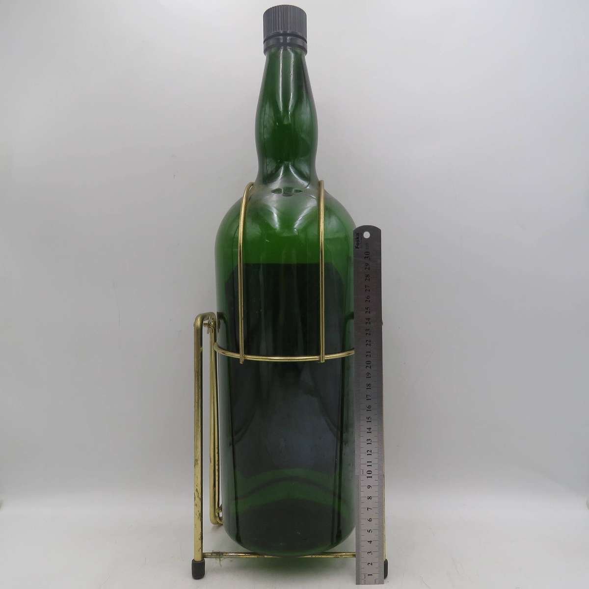 Clan Campbell Scotch Whisky 4.5lt glass bottle on tipping stand - Empty
