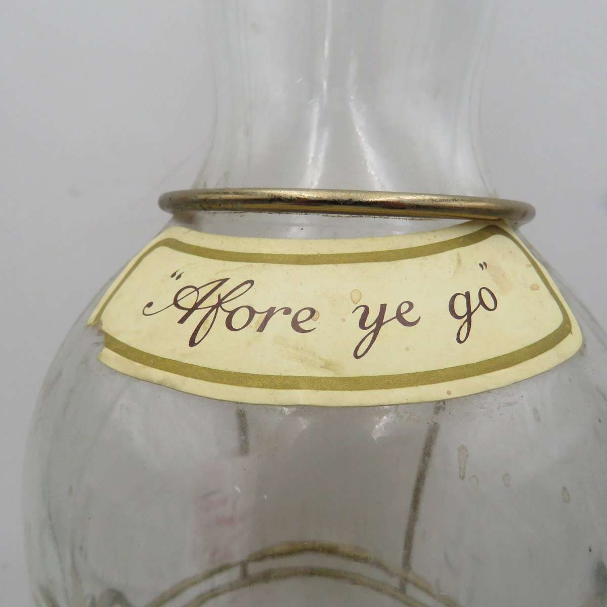 Bell's Scotch Whisky 4.5lt glass bottle on tipping stand - Empty