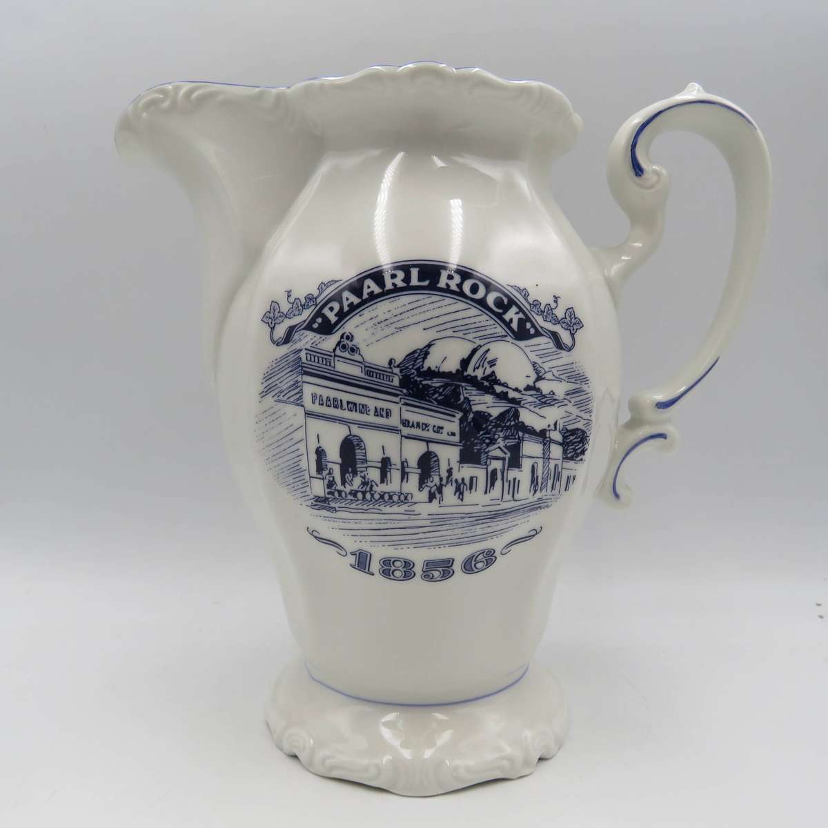 Vintage Paarl Rock Brandy porcelain pitcher