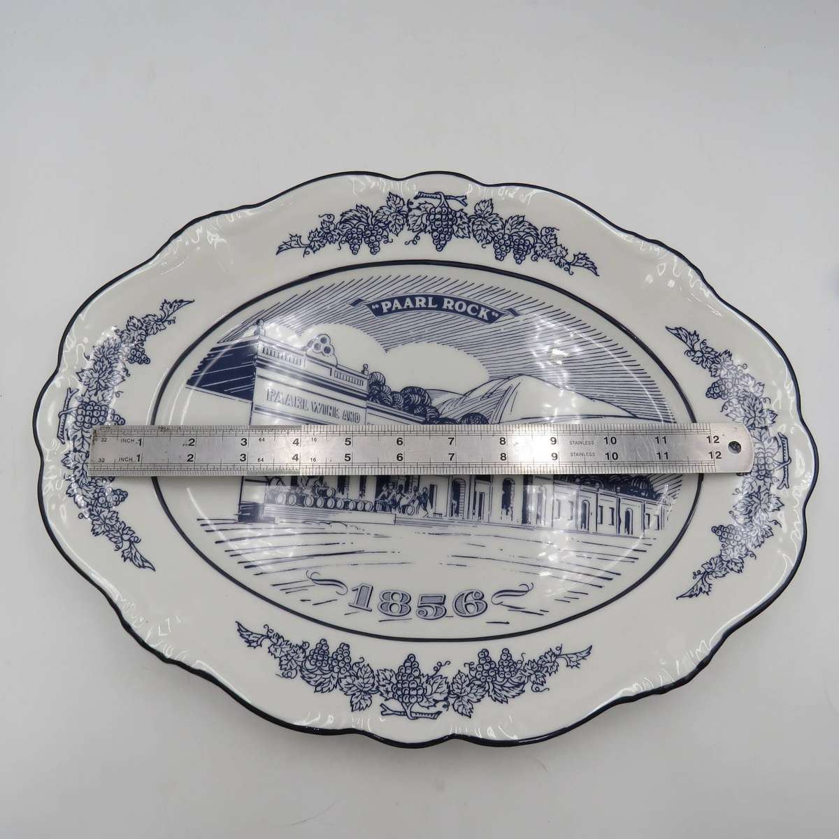 Vintage Paarl Rock Brandy porcelain platter