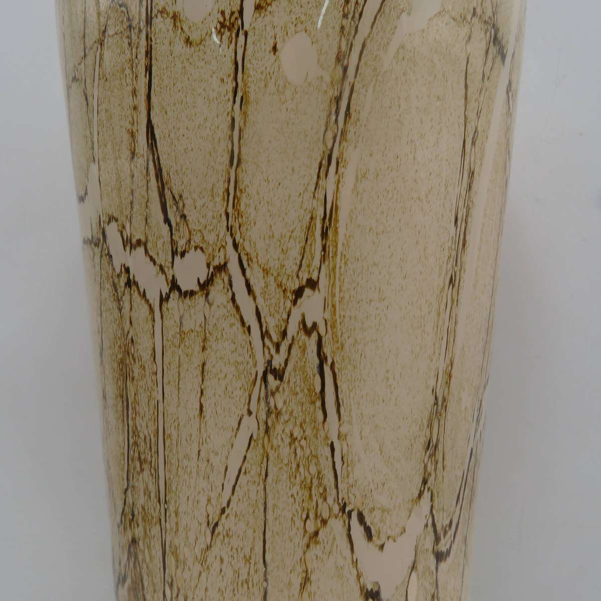 Vintage Jozefina Krosno multi-layer hand blown flower vase - Height 36.5cm