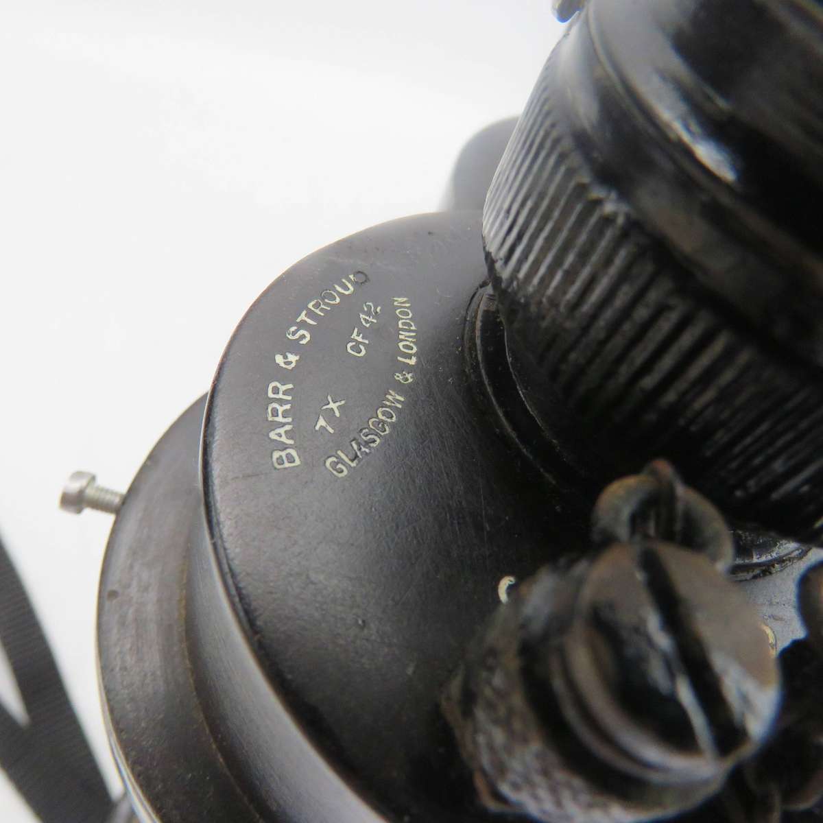 WW2 Bar and Stroud 7x50 CF42 Naval binoculars - very good condition in case - Serial 81011