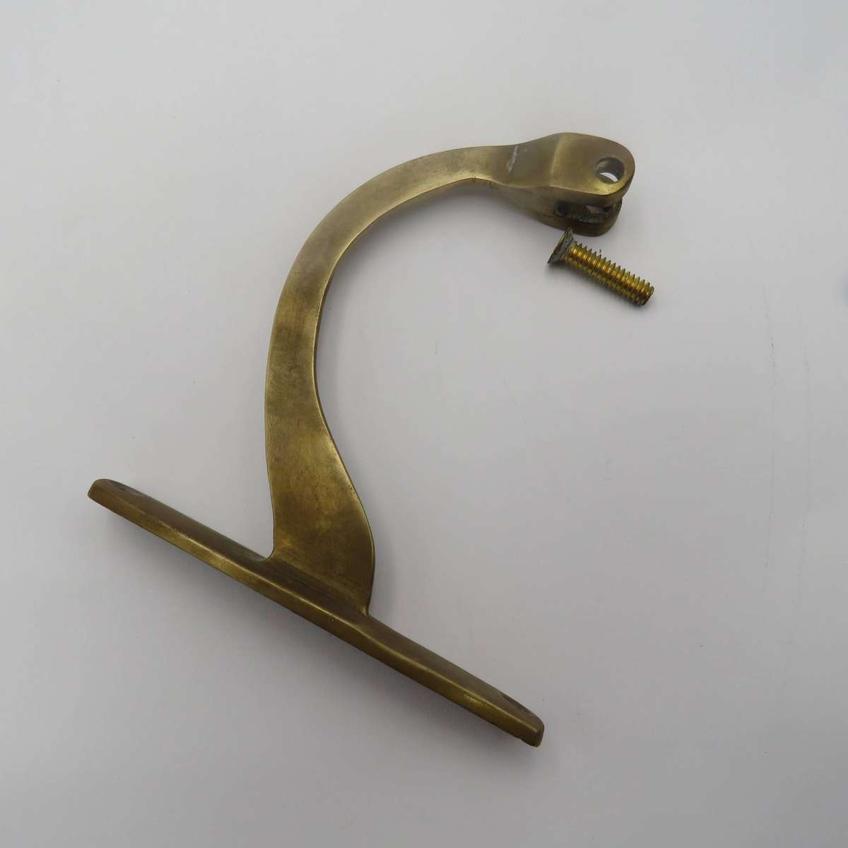 Vintage wall hanging brass bell - no clapper