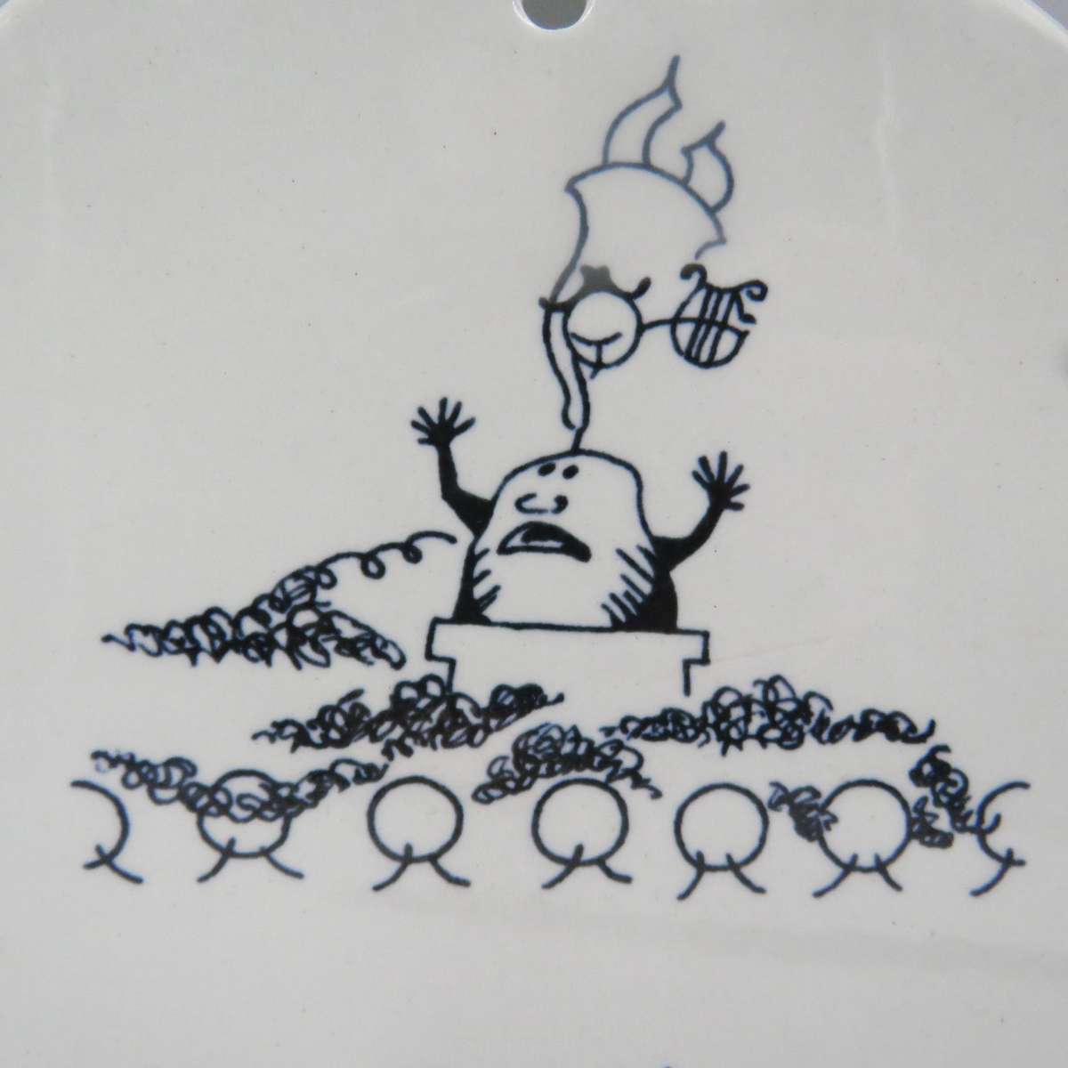 Royal Copenhagen Piet Hein Life Lessons porcelain wall plate