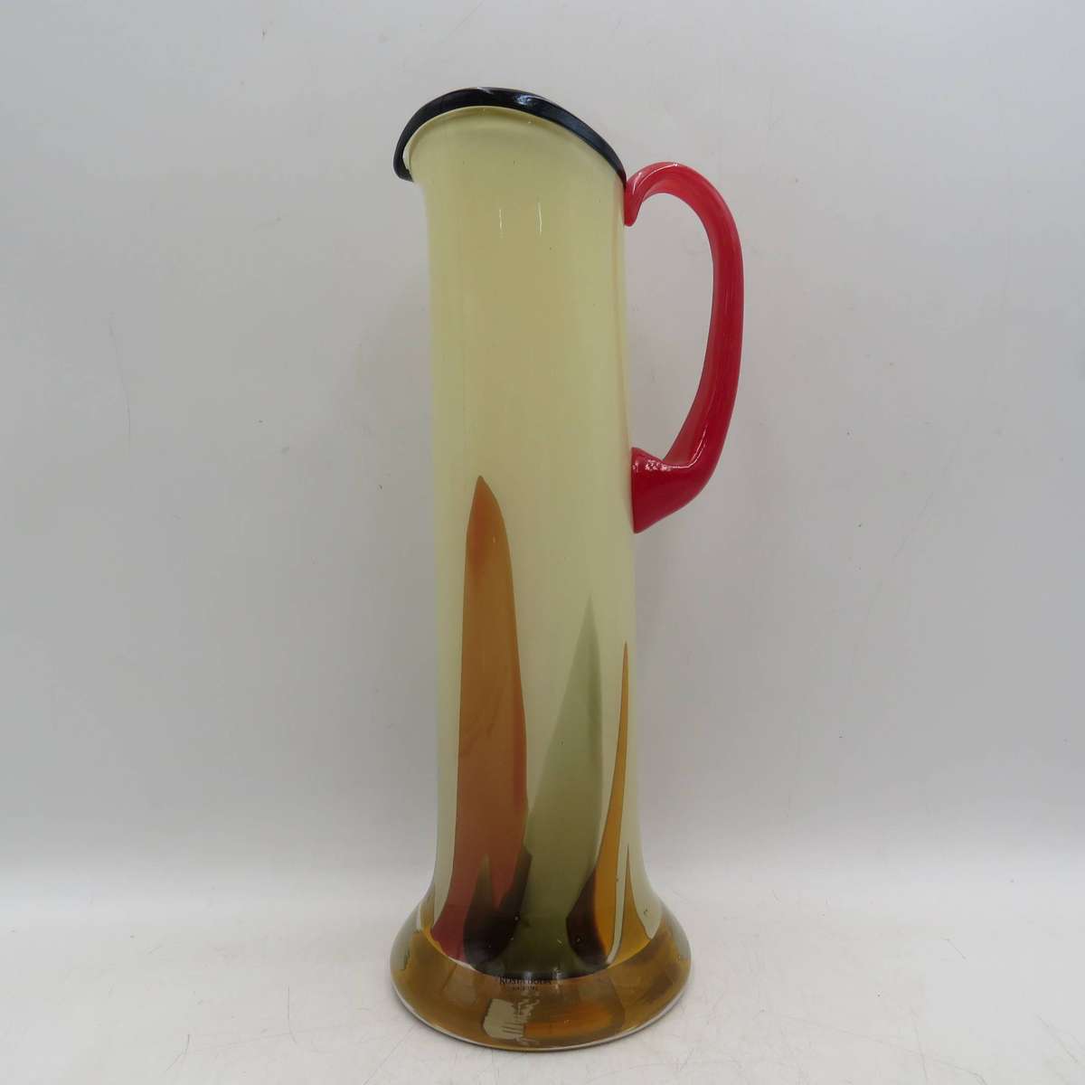Vintage Kosta Boda Gobi glass designer pitcher - Height 34cm