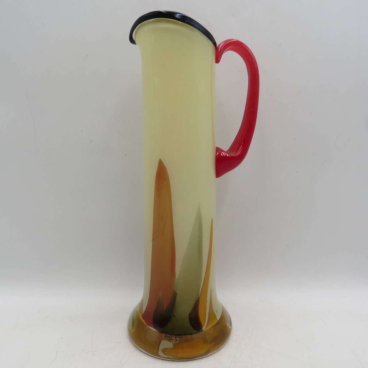 Vintage Kosta Boda Gobi glass designer pitcher - Height 34cm
