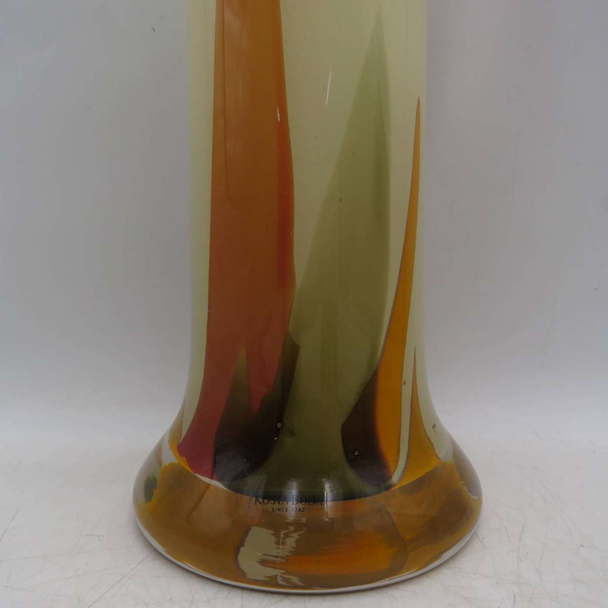Vintage Kosta Boda Gobi glass designer pitcher - Height 34cm