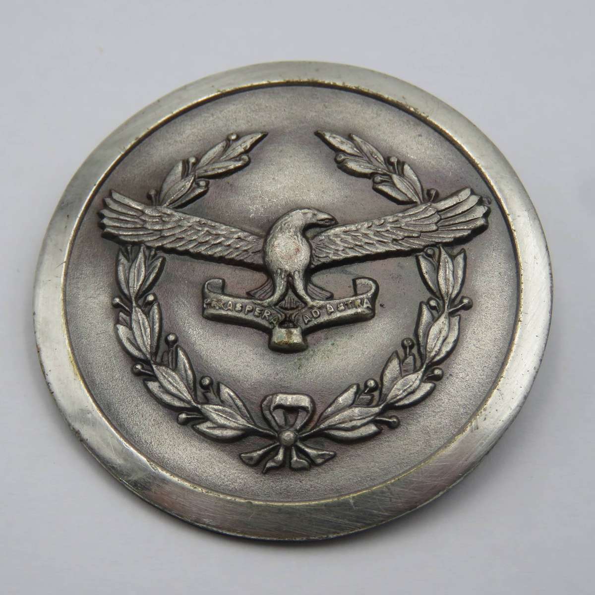 SA Air Force Ladies organisation silver colour badge