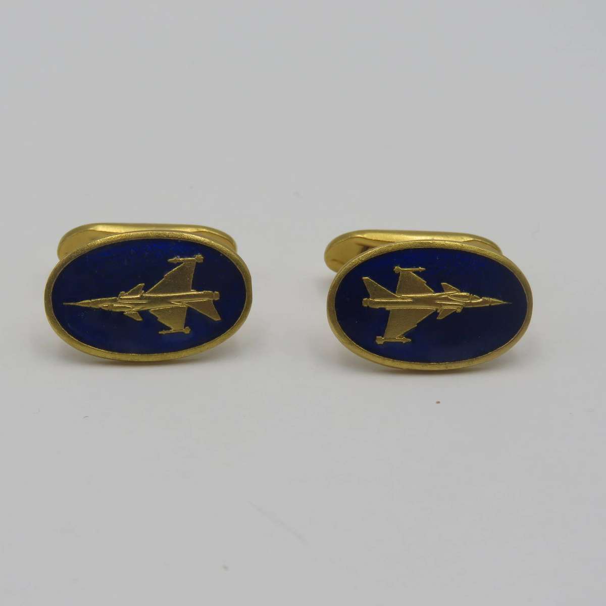 Set of Fighter jets cufflinks and tie clip