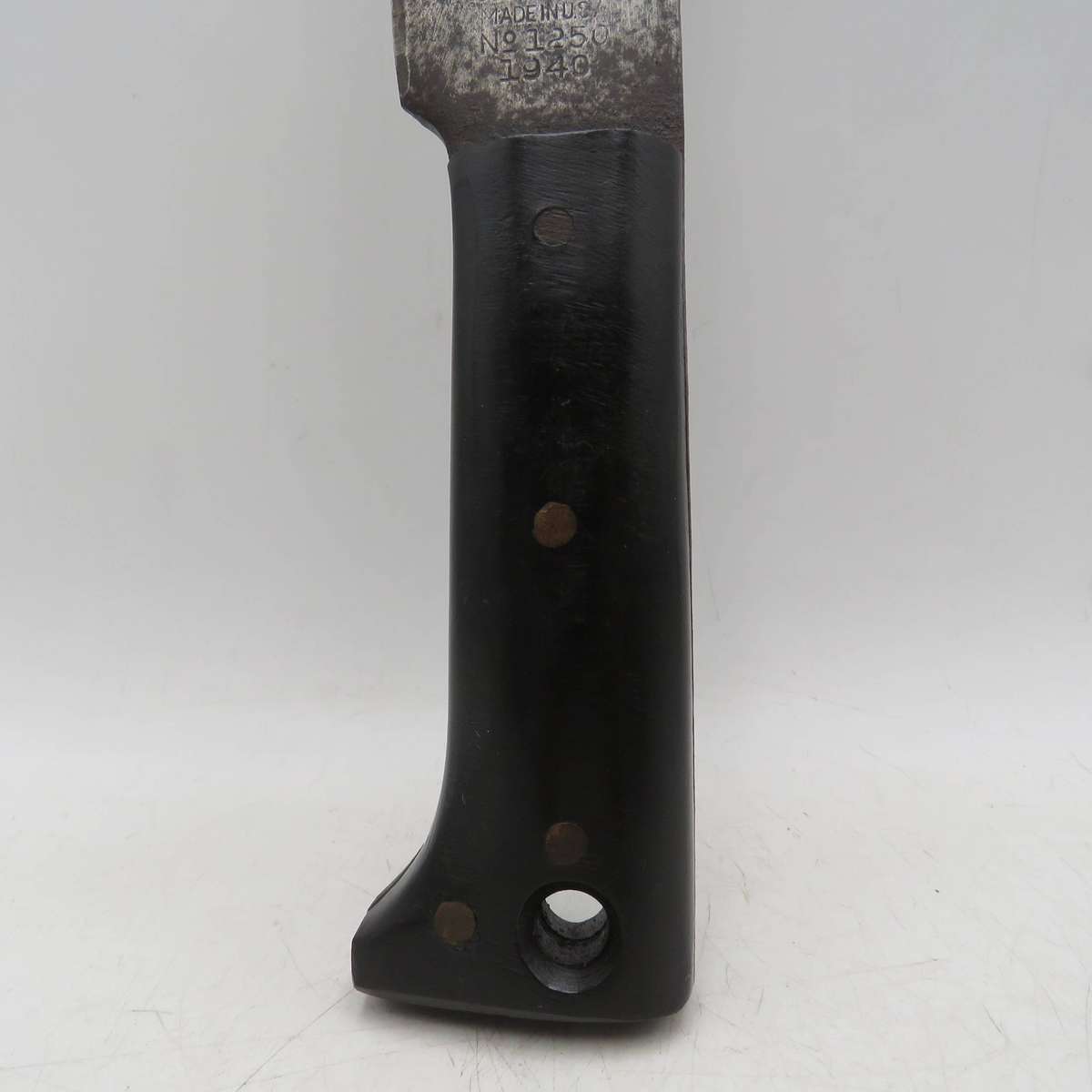WW2 Legitimus no 1250 military issue machete with leather sheath
