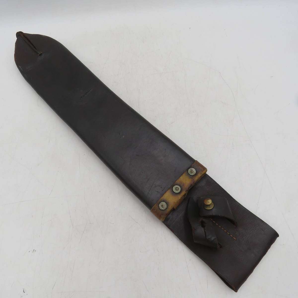 WW2 Legitimus no 1250 military issue machete with leather sheath