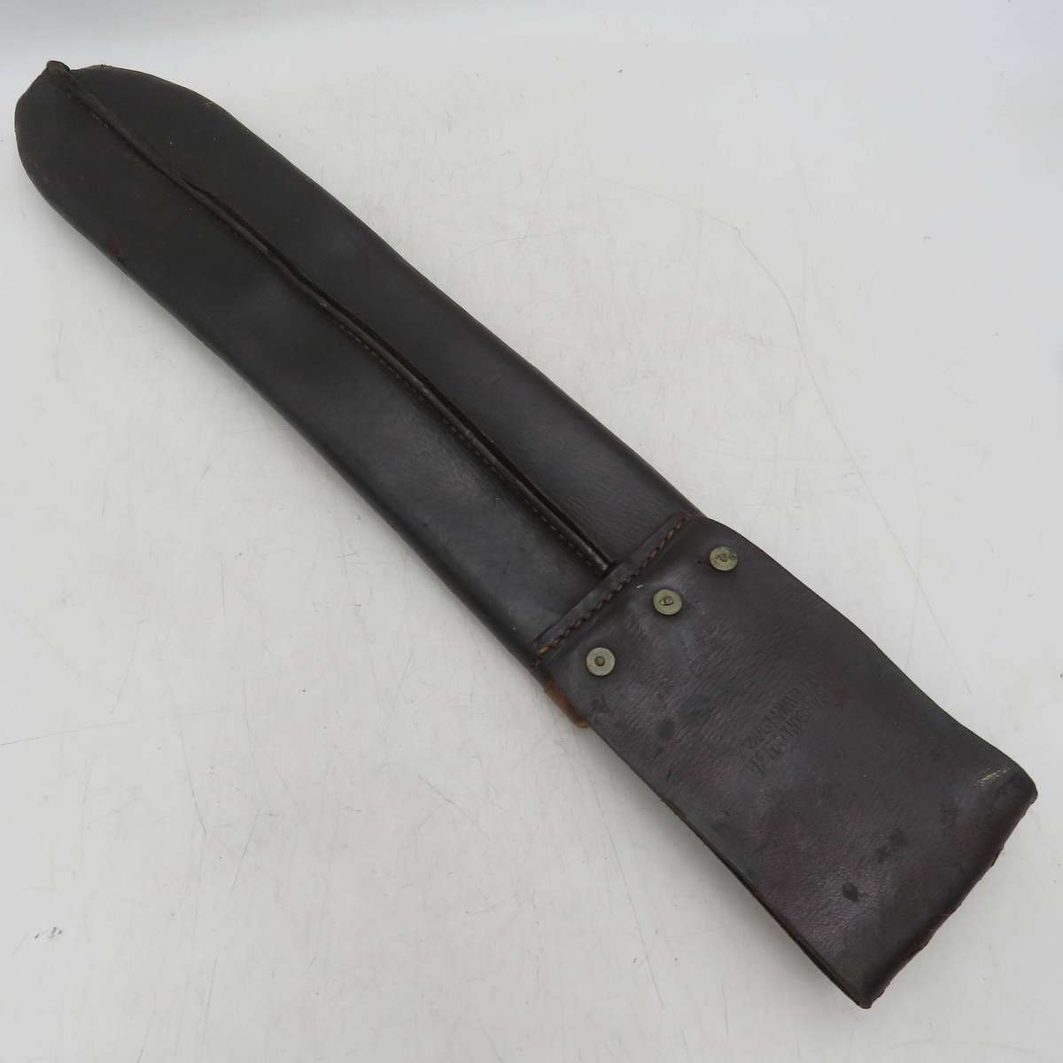 WW2 Legitimus no 1250 military issue machete with leather sheath