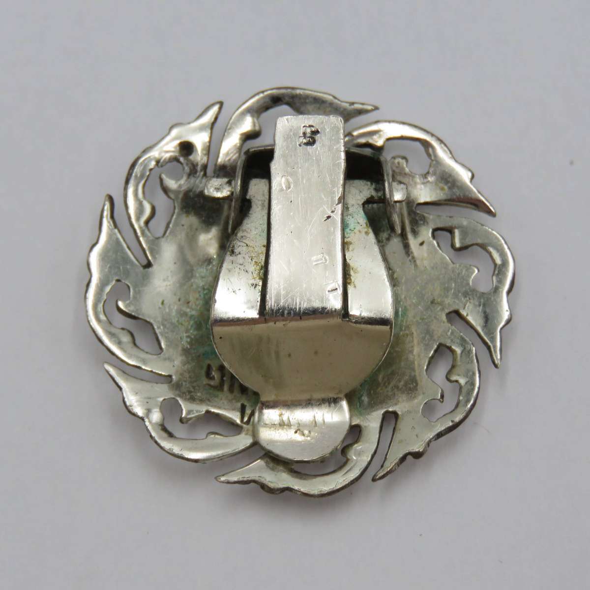 Pair of SIAM Sterling earrings - weighs 5.1 grams