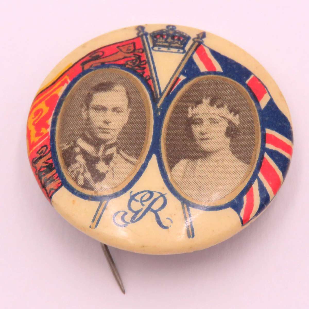 1937 King George VI coronation pin badge
