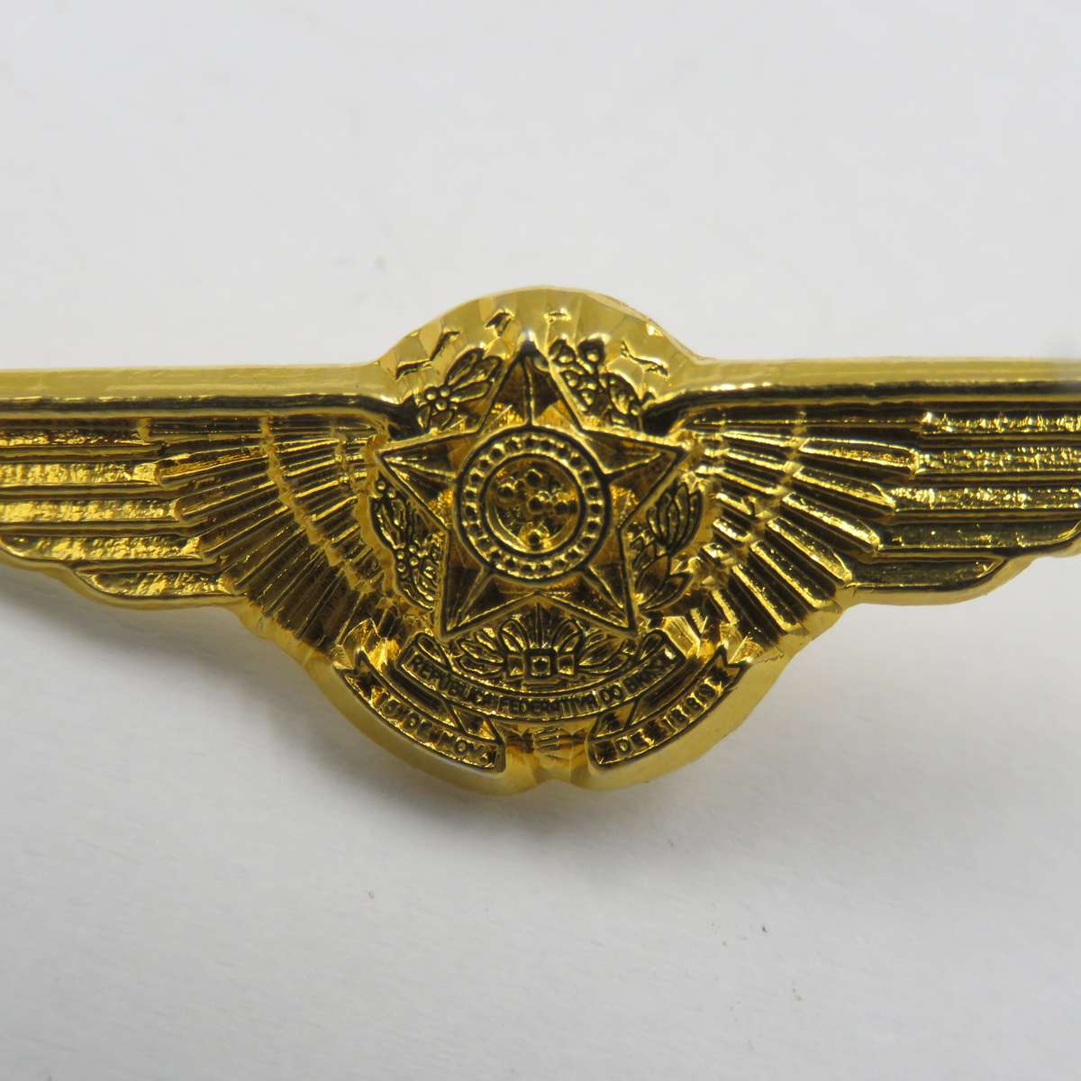 Pair of Brazilian Air Force Pilot wing badges - mess dress and full size