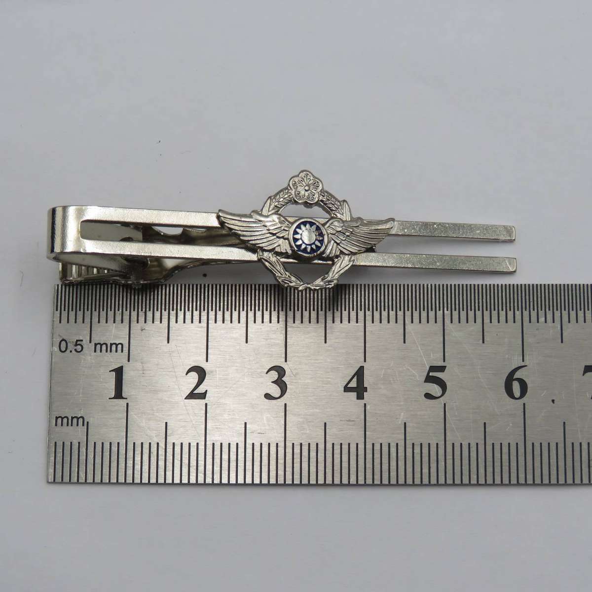 Set of Taiwan ROC Pilot wings cufflinks and tie clip