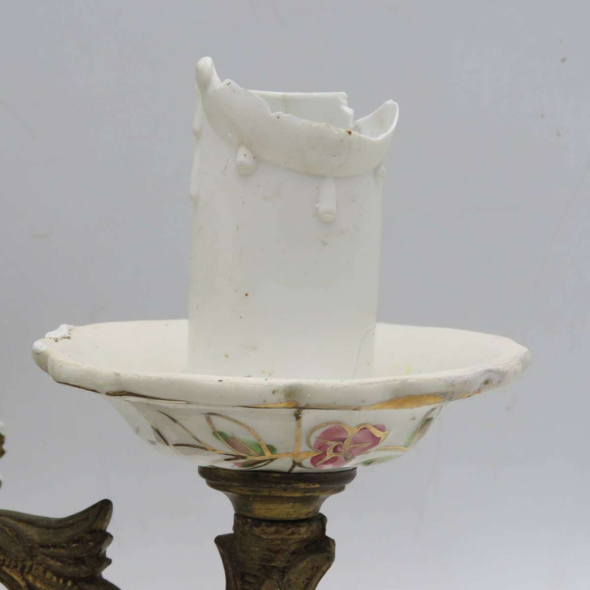 Vintage Double arm wall hanging candle style electrical lamp