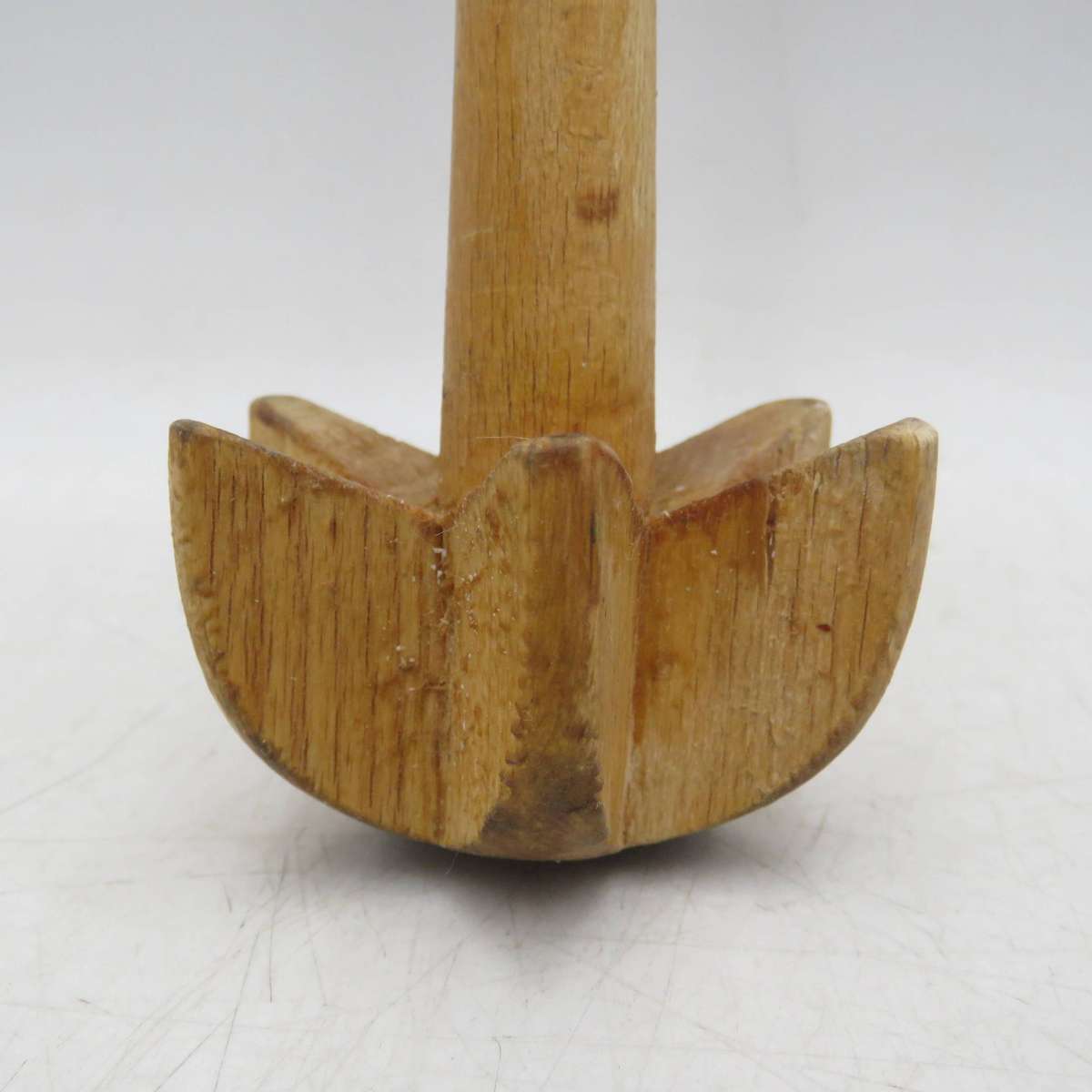 Lot of 4 vintage wooden primitive kitchen tools