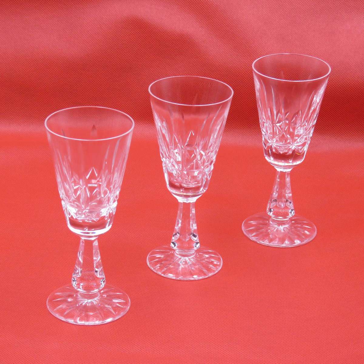 Set of 6 Waterford Crystal sherry glasses