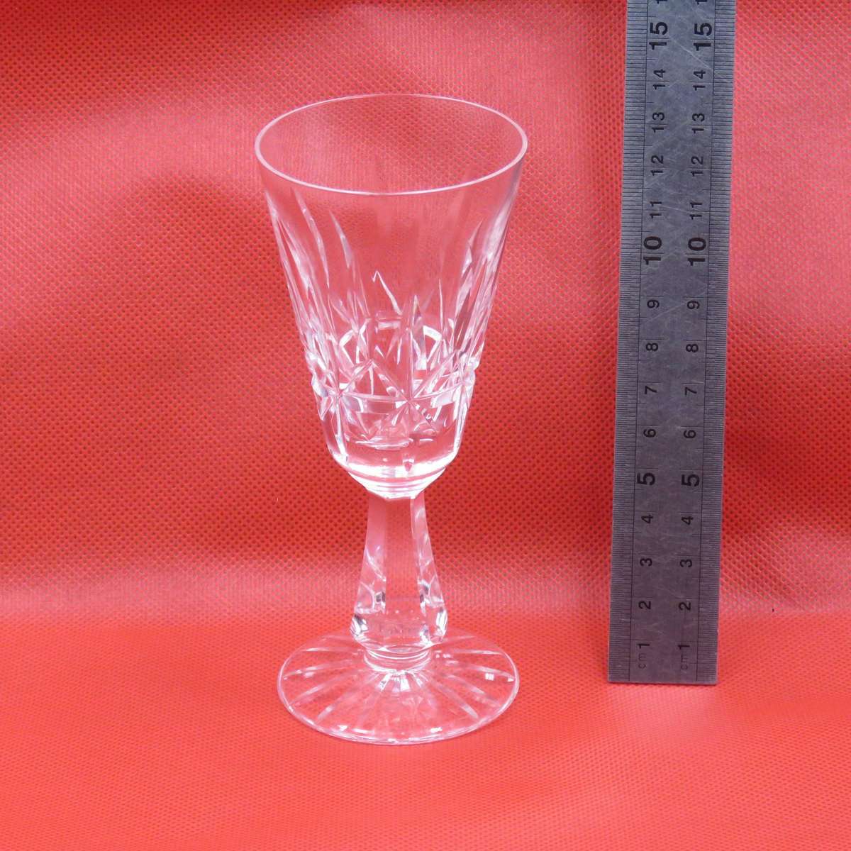 Set of 6 Waterford Crystal sherry glasses