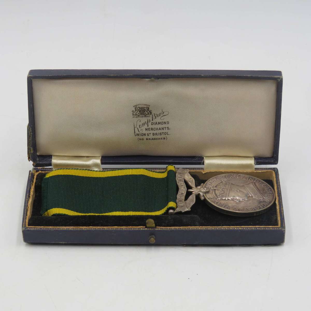 WW2 British Efficiency medal with Territorial clasp issued to 2032231 PTE S.L Wake R.A.O.C