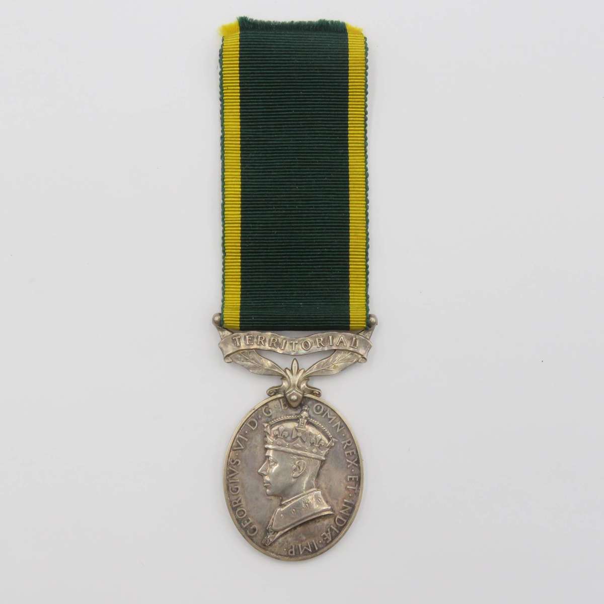 WW2 British Efficiency medal with Territorial clasp issued to 2032231 PTE S.L Wake R.A.O.C