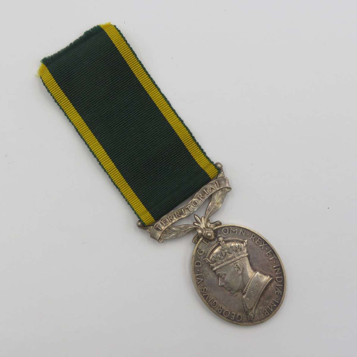 WW2 British Efficiency medal with Territorial clasp issued to 2032231 PTE S.L Wake R.A.O.C