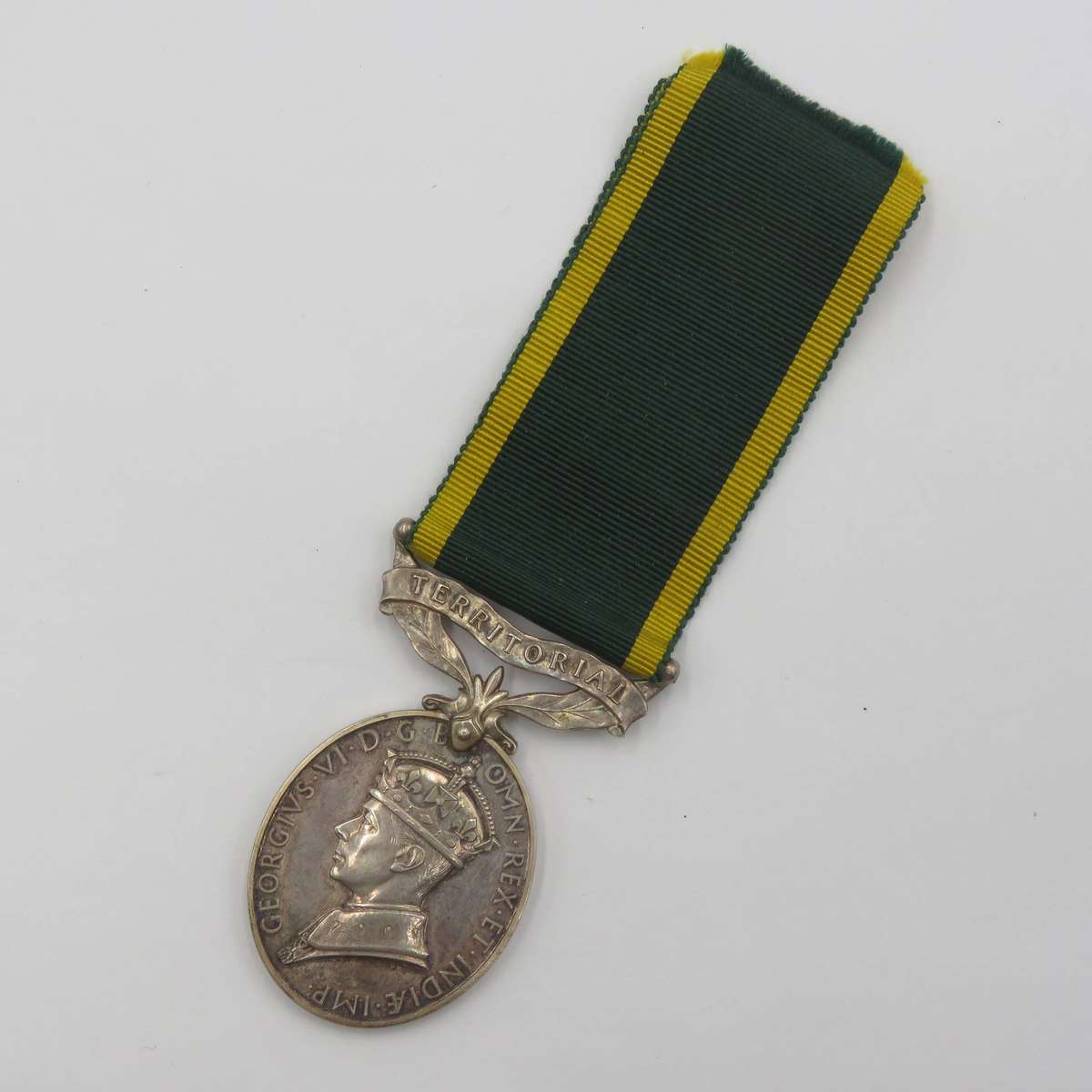WW2 British Efficiency medal with Territorial clasp issued to 2032231 PTE S.L Wake R.A.O.C