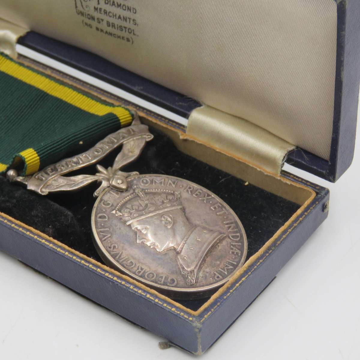 WW2 British Efficiency medal with Territorial clasp issued to 2032231 PTE S.L Wake R.A.O.C