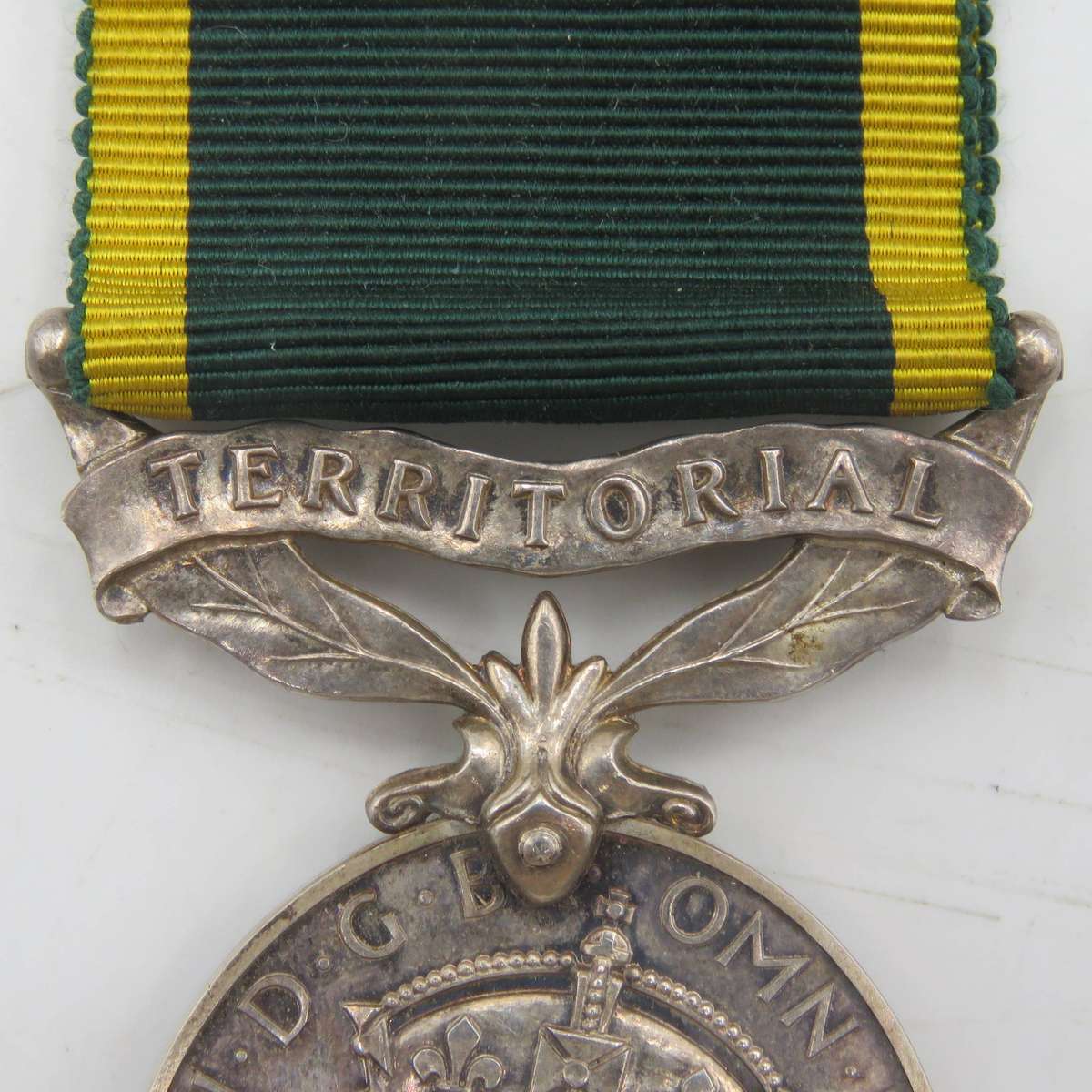 WW2 British Efficiency medal with Territorial clasp issued to 2032231 PTE S.L Wake R.A.O.C