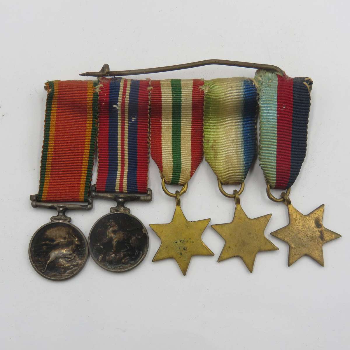 Set of 5 WW2 miniature medals