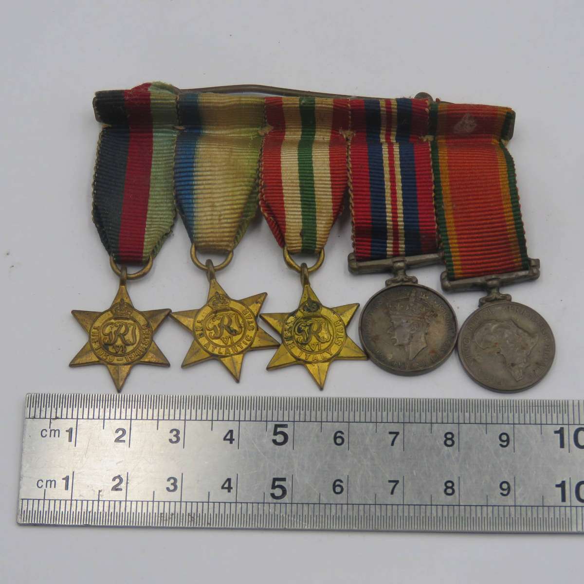 Set of 5 WW2 miniature medals