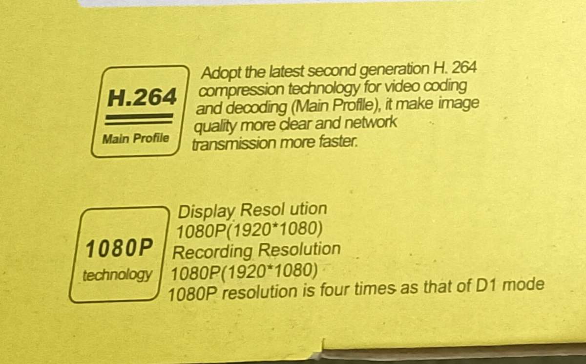 Full 1080P AHD SECURITY RECORDING SYSTEM and 4 cameras
