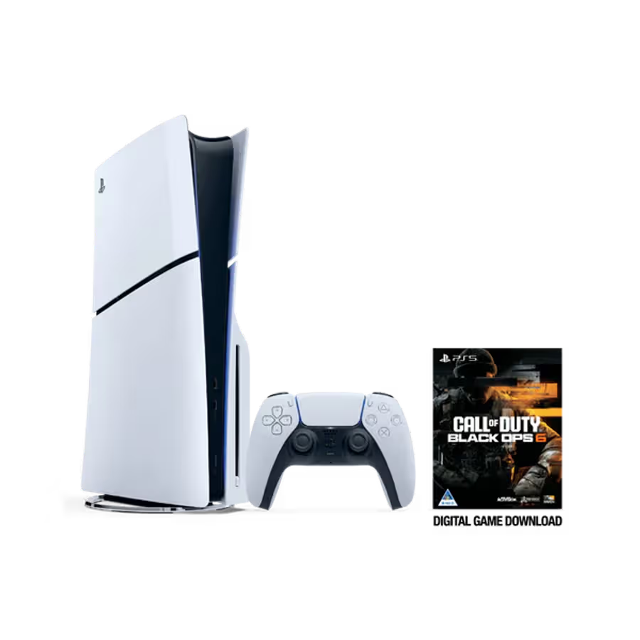 PS5 Slim (Disc edition) + Call of Duty Black Ops 6 (Voucher) Bundle