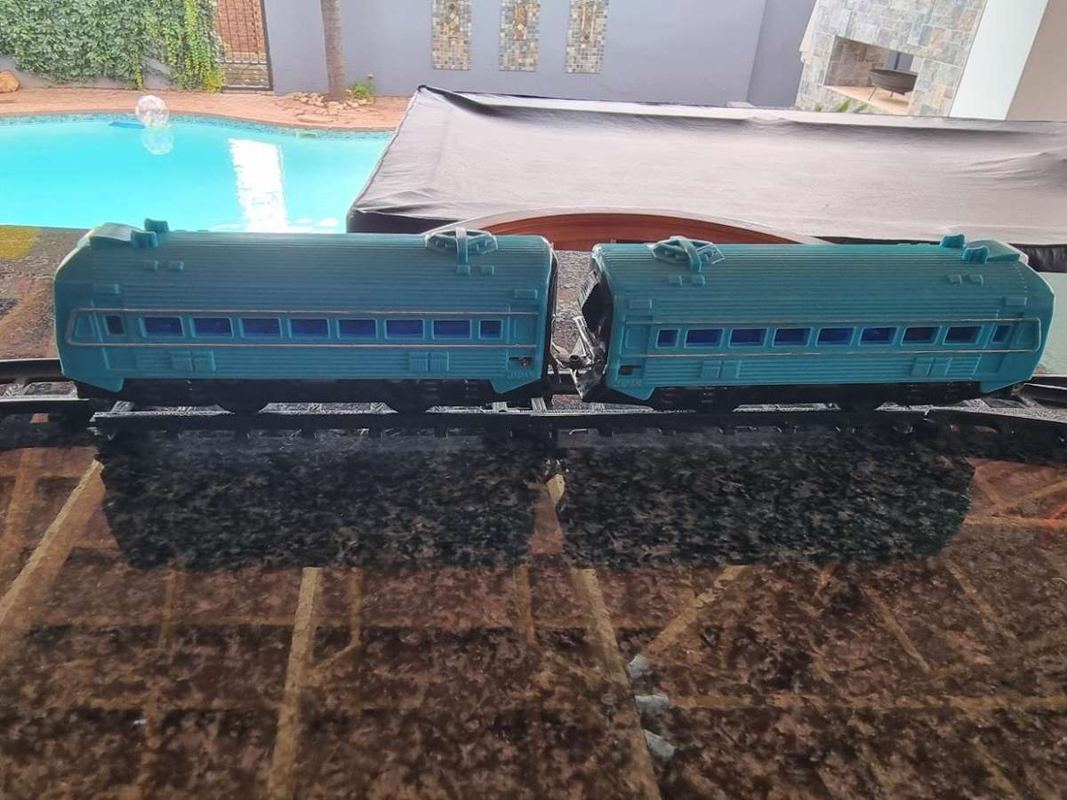 Vintage Pressed Steel and Plastic Train Set