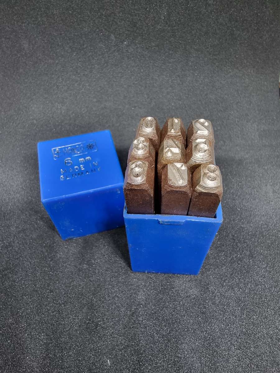 Steel Number Punch - 6mm