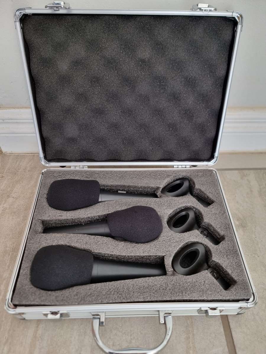 Phonic DM 690 Microphone Set in Aluminium Case