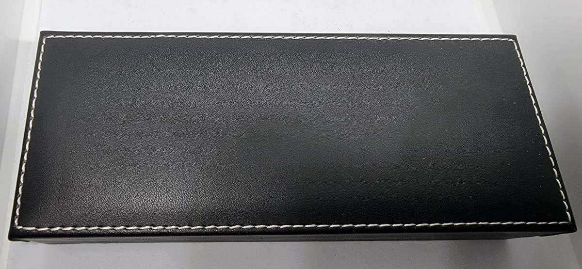 Balmain Paris Pen wrapped in leather - Nedbank Branded