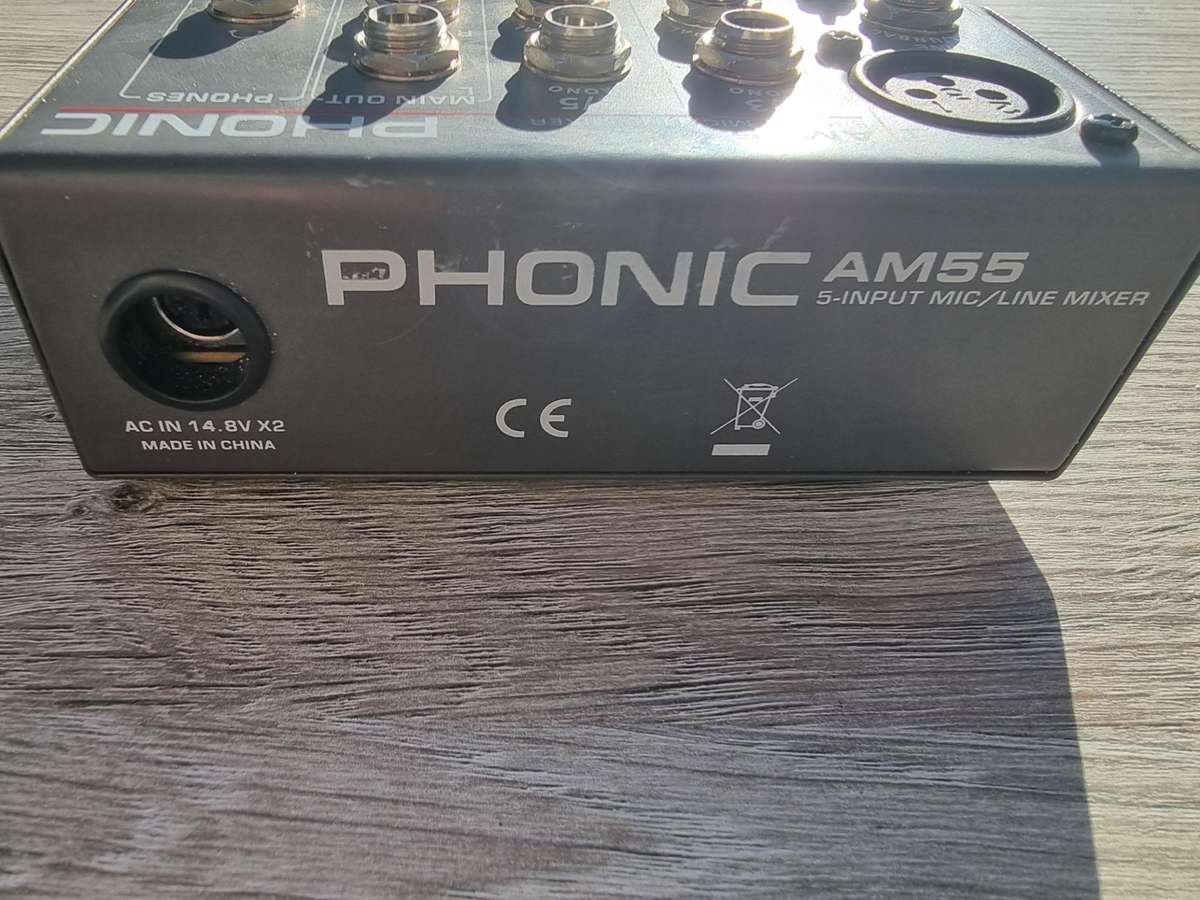 Phonic AM55 5-Channel Mixer