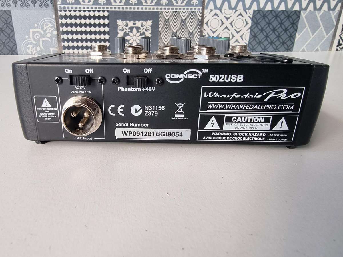 Wharfedale Pro Connect 502USB 5-Channel Mixer