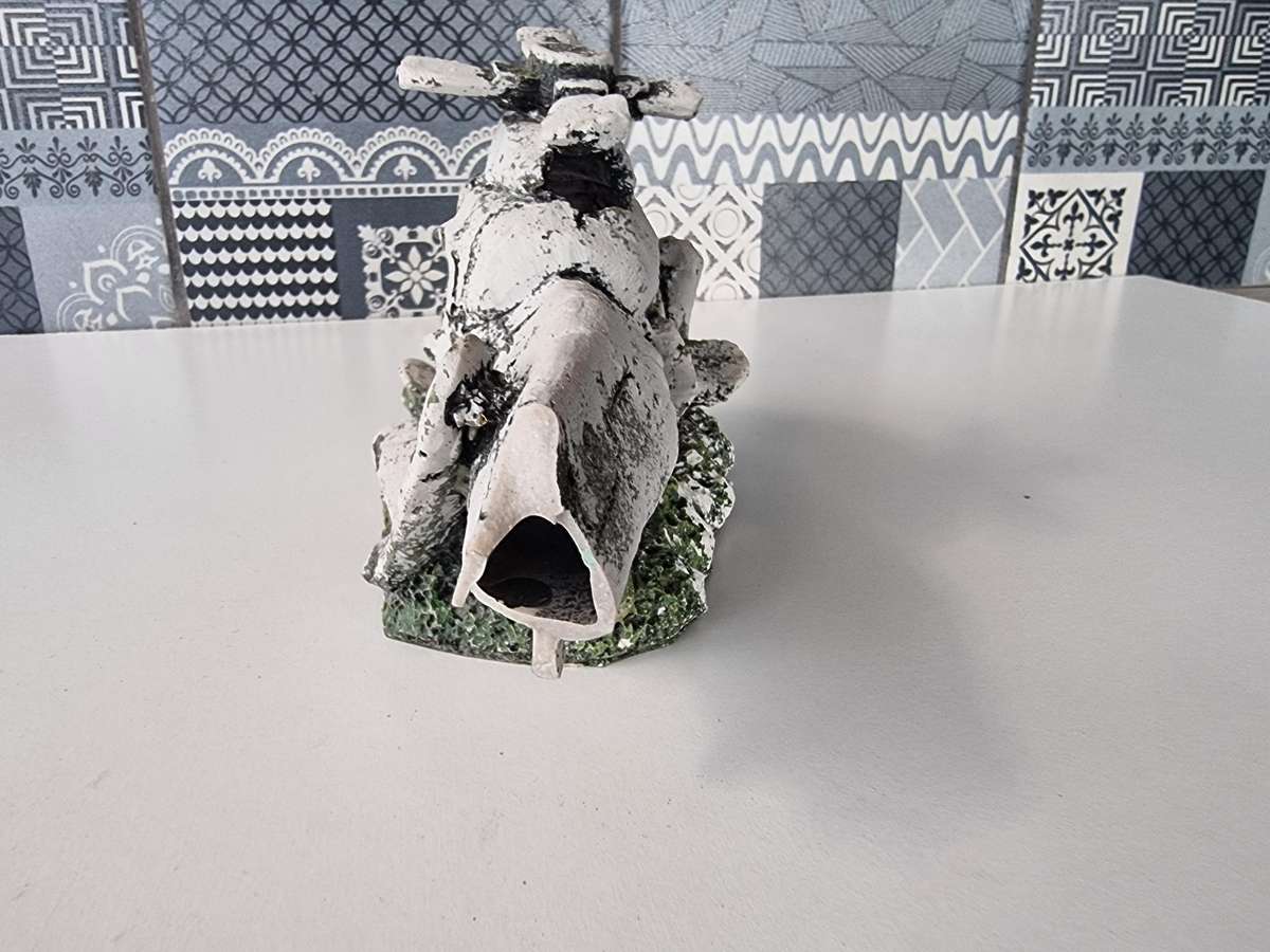 Helicopter Aquarium Ornament