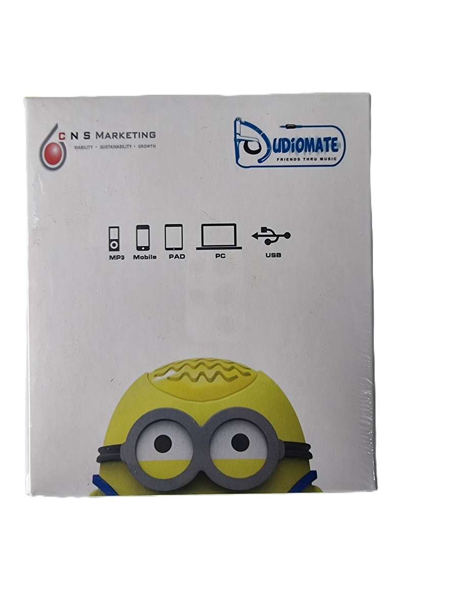Audiomate Bluetooth Minion Speaker with Radio